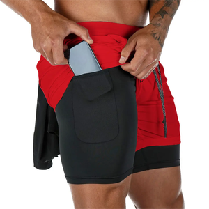 Qianshi Tùy Chỉnh Thăng Hoa Chiến Thuật Tập Luyện Activewear Người Đàn Ông Quần Short Phòng Tập Thể Dục Thể Thao Chạy Tập Thể Dục Marathon Phòng Tập Thể Dục Nén Quần Short - Product Image 4