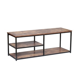 Muebles de sala de estar Mesa de centro Estante de madera rústico <span class=keywords><strong>industrial</strong></span> Soporte de TV - Product Image 1