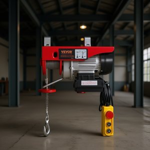 Palans électriques à chaîne Vevor 440 lb 328 pieds avec télécommande sans fil, treuil de levage à câble en acier avec crochet - Product Image 2