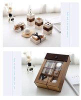 Articles de décoration de salle de bain promotionnels de luxe personnalisés pour entreprises, coffret cadeau avec logo, 6 pièces