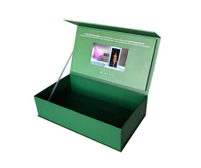 Customized Luxury Lcd Video Screen Magnetic Gift Box Wholesale Gift Flower Lcd Screen Video Boxes with 7 Lcd Screen