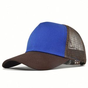 Gorra Trucker de Malla con Logotipo Personalizado al por Mayor, Gorras Deportivas de 5 Paneles en Dos Tonos - Product Image 6