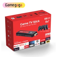 Consola de Videojuegos Retro X2 Plus Game Stick 4K HD, Portátil, 64GB, Emuelec 3.9, Control Inalámbrico, Amlogic S905L 1G, Juegos Retro