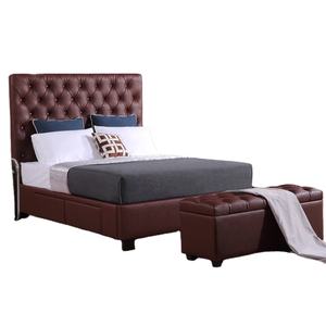 <span class=keywords><strong>Letto</strong></span> matrimoniale moderno in pelle italiana, - Product Image 2