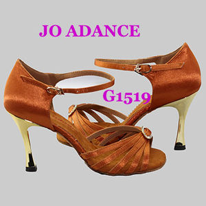 Chaussures de danse latine professionnelles <span class=keywords><strong>pour</strong></span> adultes Tango Salsa, semelle flexible antidérapante Respirant Performance de pratique légère - Product Image 6