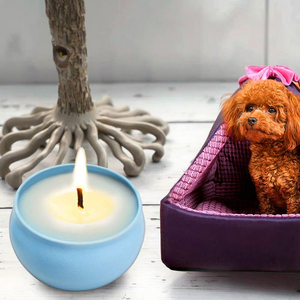 Lot de 4 bougies parfumées à la cire de soja naturelle 100% pour animaux de compagnie - Product Image 6