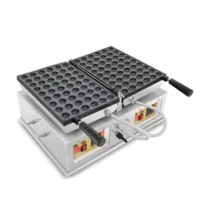 Máquina eléctrica automática de 110V/220V para hacer gofres y huevos, equipo comercial para hacer gofres