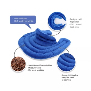 Mikrodalga isıtma pedi boyun ve omuzlar için sakinleştirici ağırlıklı boyun Wrap - Product Image 3