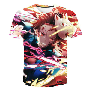 Cotone poliestere <span class=keywords><strong>Demon</strong></span> <span class=keywords><strong>Slayer</strong></span> <span class=keywords><strong>Anime</strong></span> giapponese T-shirt stampate in 3D per uomo maglietta a maniche corte con stampa digitale maglietta <span class=keywords><strong>Demon</strong></span> <span class=keywords><strong>Slayer</strong></span> - Product Image 6