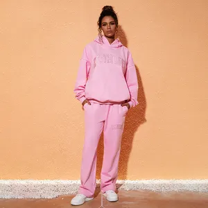 Özel Logo eşofman takımları Jogger Sweatsuits Unisex setleri erkek rahat eşofman eşofman takımları Unisex polar Sweatsuits zekâ