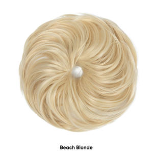 American Bun <span class=keywords><strong>Postiche</strong></span> Naturel Fluffy Long Curly Hair Lazy Bun Hairpiece Made High Quality Synthetic Hair for Foreign - Product Image 5
