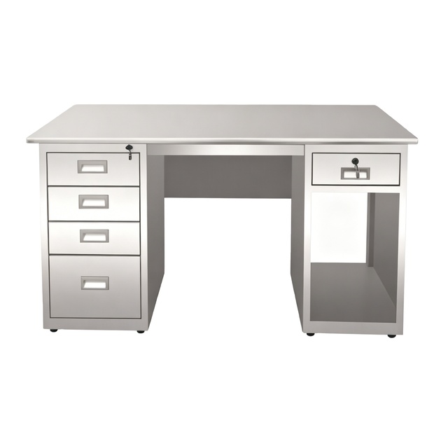 Zhiju Stainless Steel Hospital Computer Desk-Durable Modern Design Easy to Clean Customizable China Origin