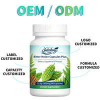 Capsules de Gourd Amer à Base de Plantes en Gros (OEM) avec Extrait de Feuille de Mûrier et de Ginseng – Favorise la Santé Métabolique et la Nutrition Cutanée