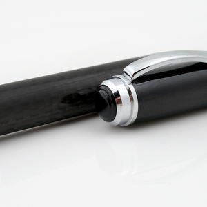 Bolígrafo de Metal Negro con Logotipo Personalizado, Popular, de Acero Inoxidable, con Punta de Bola Giratoria, Ancho de Escritura de 1.0 mm - Product Image 6