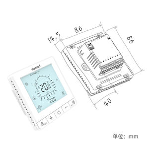 हाइड्रोनिक/इलेक्ट्रिक फ्लोर हीटिंग रूम डिजिटल प्रोग्रामेबल कंप्यूटर और कमरे/होटल के लिए 3 साल की वारंटी - Product Image 3
