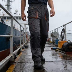 Pantaloni da Lavoro in Tela Polycotton per Uomo, Resistenti per Meccanici e Operai Edili - Product Image 3