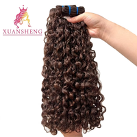 Offre Spéciale : Lots de Cheveux Bouclés Cambodgiens Remy, Alignés dans le Sens de la Cuticule, Double Trame Faite à la Machine, Cheveux Humains Vierges Bruts, 100g