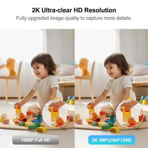 كاميرا Rscamtom صغيرة ذكية بدقة 5 ميجابكسل عالية الوضوح، تطبيق O-KAM Pro، كشف الحركة، رؤية ليلية، إنذار لأمان المنزل، تخزين سحابي وبطاقة SD، ضمان لمدة عام - Product Image 5