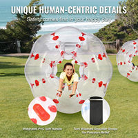 Ballons gonflables de taille personnalisable pour adultes et adolescents - Matériel PVC transparent pour usage commercial