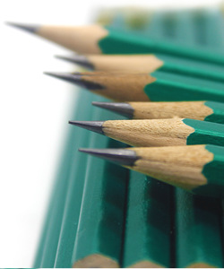 HUA Venta al por Mayor HB/2B Hexagonal de 7 Pulgadas Verde a Granel # 2 Lápices de Madera Natural, Material Escolar - Product Image 5