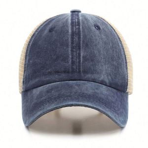 Vintage Washed Trucker Hat Distressed Adjustable Mesh Baseball <b>Cap</b> for Men <b>Women</b> Sun Hats Beach Outdoor Sports Promotion Gift - Product Image 3