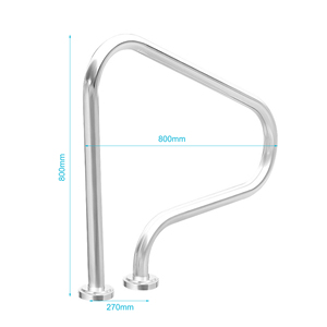 Corrimano per Piscina in Acciaio Inox 304 316 di Alta Qualità, Scala Antiscivolo per Piscina, Facile Installazione per Uso Residenziale e Commerciale - Product Image 5