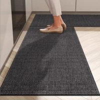 Natürlicher Flachs-Leinen-Teppich mit Textur, Superabsorbierend, Rutschfest, Schnelltrocknend, Wasserdicht, Fell-Optik, Geometrisches Muster, Bedruckt, Wohndekoration