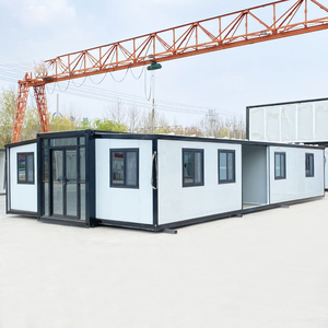 Maison préfabriquée pliable prête à être expédiée <span class=keywords><strong>avec</strong></span> un design à assemblage rapide, maison conteneur portable pour camp d'urgence - Product Image 6