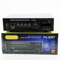 Amplificateur audio professionnel sans fil Bluetooth PA-90BT 120W, haut-parleur de plafond haute puissance pour diffusion publique, tension constante, métal
