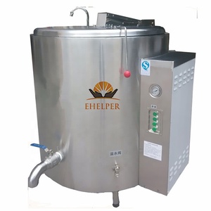 Double Jacket industriale pentola di acqua per la marmellata di ebollizione <span class=keywords><strong>e</strong></span> di cottura in cantina mulino di farina forno <span class=keywords><strong>e</strong></span> impianto di condimento - Product Image 4