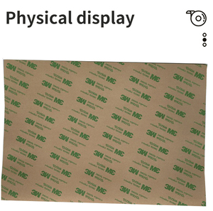 Nastro <span class=keywords><strong>Biadesivo</strong></span> Trasparente 3M 468MP 0,13mm, <span class=keywords><strong>Fogli</strong></span> di Nastro Adesivo 3M 200MP per Taglio Personalizzato - Product Image 3