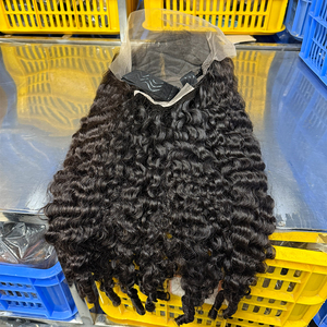 Peluca Rizada Birmana Natural India, Peluca Frontal de Encaje HD Completo de 30 Pulgadas, Venta al por Mayor, Peluca de Cabello Humano Virgen Peruano Natural 12A Sin Pegamento - Product Image 5