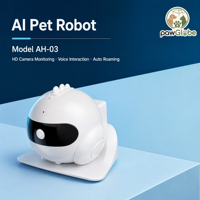 Caméra robotique IA pour animaux de compagnie pour la surveillance des chats et des chiens à domicile, vente en gros, importateurs, distributeurs et fournitures intelligentes pour animaux de compagnie PawGlobe