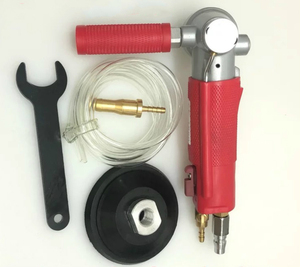 Profession eller pneumatischer Luft-Wasserschleifer-Nass stein polierer mit 4500 U/min für industrielle Anwendungen mit 4 Zoll. Klett verschluss - Product Image 2
