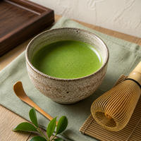 Poudre de Matcha, Poudre de Thé Vert pour Boba, Latte, Smoothie, Desserts, Pâtisseries, Mélange pour Boissons, Vente en Gros