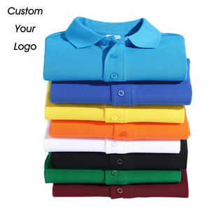 Wholesale Cheap Polyester/Cotton Knitted 180g Printed Golf T-Shirts Anti-Wrinkle Short Sleeve Custom Embroidery <b>Letter</b> Men's - Product Image 1