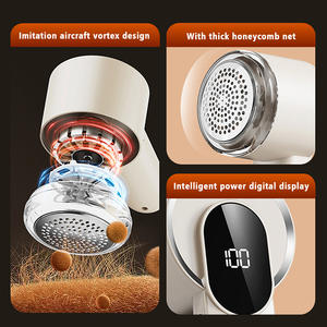 Removedor de Pelos de Tecido Elétrico Sem Fio Personalizado com Lâminas de Aço Inoxidável Portátil e Recarregável para Suéteres - Product Image 3