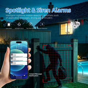 Telecamera PTZ Impermeabile IP65 con Microfono Integrato, Visione Notturna, Sensore CMOS, Rilevamento Intelligente delle Persone, Visualizzazione Remota in Tempo Reale, Telecamera di Sicurezza - Product Image 2
