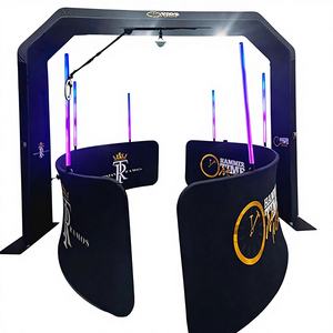 Photomaton portable 360° avec iPad, télécommande SLR, flight case, capacité 3-6 personnes, smartphones, taille personnalisable, 2023 - Product Image 1