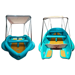 Kayak de pêche pour 4 personnes avec boucle moteur Bateaux gonflables en caoutchouc PVC Pliable Aviron Canoë Craft Dinghy - Product Image 2