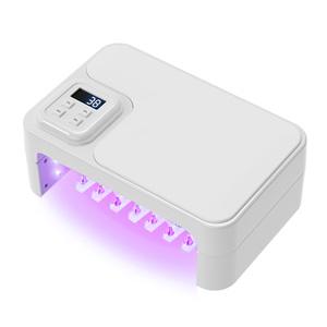 Hochwertige 66 Perlen UV LED Nagel lampe 180W Kunststoff Nagel trockner mit EU/US-Steckern Strom versorgung für <span class=keywords><strong>Nail</strong></span> Art - Product Image 1
