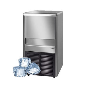 Máquina de Hacer Hielo en Cubos para Uso Comercial, Máquina de Hielo Portátil de 60 kg, 220 V con Bomba, Máquina de Hacer Hielo Portátil para Negocios - Product Image 1