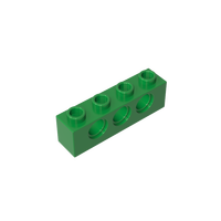 [Gobricks]GDS-625 Blocs de construction en plastique ABS à l'échelle 1:8, pièce 3701, brique 1x4 [3 trous pour broches]