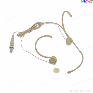 Micrófono de diadema plegable OM12 para transmisores inalámbricos de bolsillo G2, G3, G4, SLX, ULX, PGX de 4 y <span class=keywords><strong>3</strong></span> pines, micrófono omnidireccional de gancho para la oreja - Product Image 6