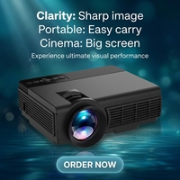 Nuevo Mini Proyector Q5 2026, 1080P HD, Transmisión Inalámbrica de Pantalla, TFT LCD de 4.0'', Proyector para Cine en Casa
