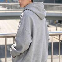 Sweat-shirt LOGO en coton et polyester, coupe ample, personnalisable, pour homme, style rétro