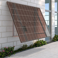 Support de panneau solaire réglable en aluminium léger noir pour une capture optimale de la lumière solaire, disponible en entrepôt européen
