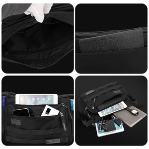 Sac bandoulière imperméable grande capacité en nylon, sac de voyage, sac bandoulière avec logo personnalisé pour unisexe - Product Image 5