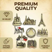 Recuerdos Turísticos Personalizados, Abridor de Botellas 3D, Imán para Refrigerador, Metal Personalizado, Ecológico, Transferencia Térmica, Regalos Publicitarios