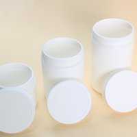 Bouteilles de stockage en plastique pour poudre de protéines de qualité alimentaire en gros, conteneur en plastique pour poudre de lait de 1 litre